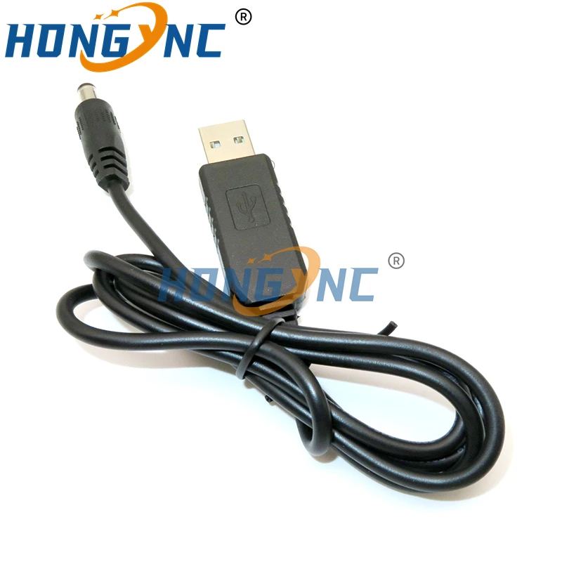 USB Power Boost Line DC 5V To DC 9V / 12V Step Up Module Usb Converter Adapter Cable 2.1x5.5mm Plug