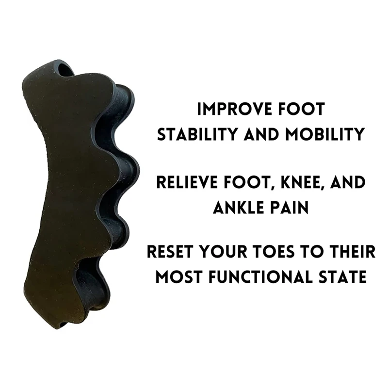 A01V-10 Pair Toe Separators For Functional Fitness Athletes - Toe Straighteners For Foot Pain Relief Toe Spacers For Crossfit
