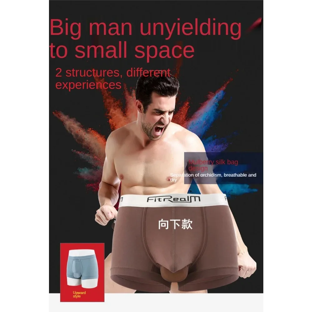 

Man Low Waist Boxers Briefs Super Big Penis Pouch Modal Elastic Sexy Lingerie Gay Special Plus U-convex Boxer Erotic Boxershorts