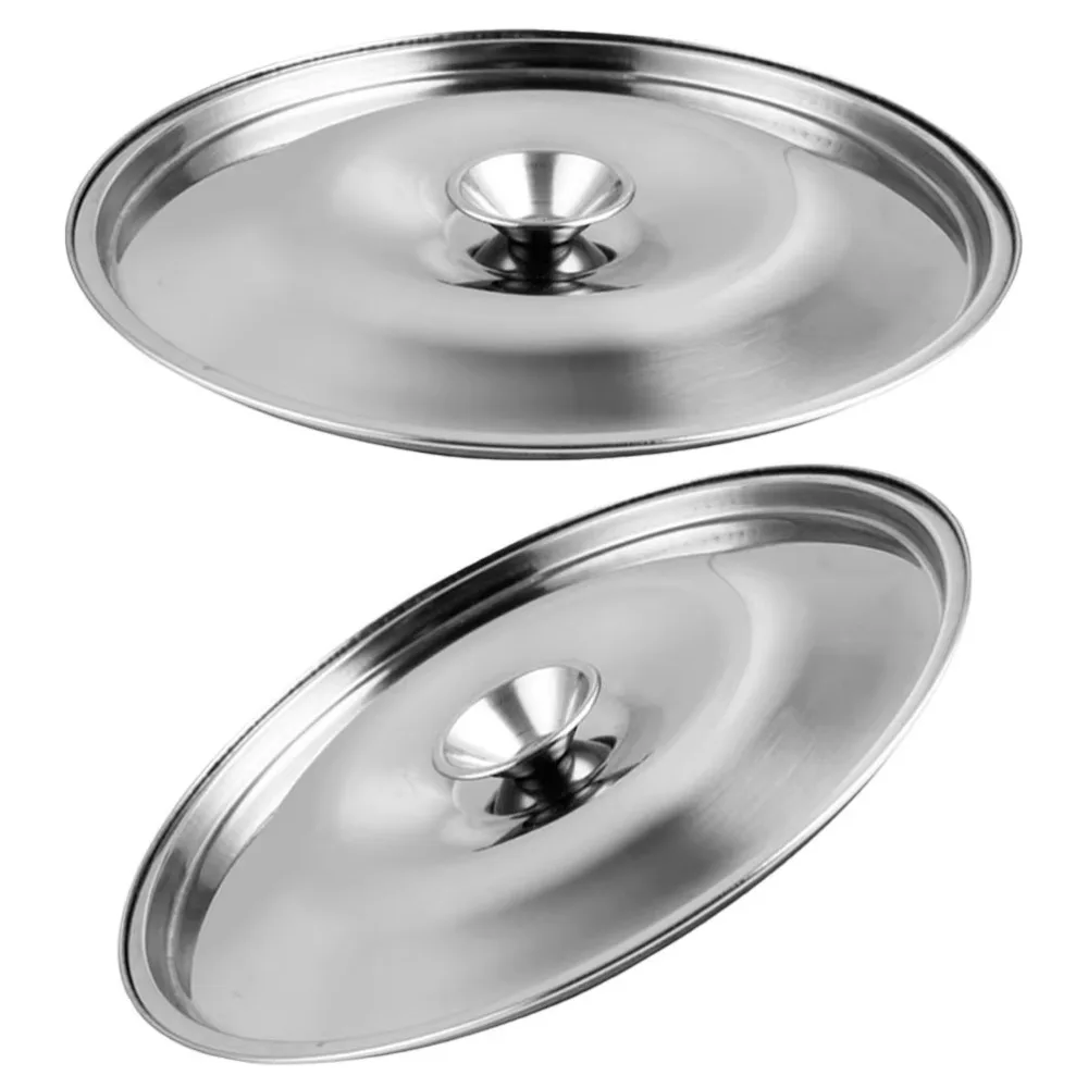 Image of Neuer 10-24cm Runder Topfdeckel, Verdickter Edelstahl-Topfdeckel, Universeller Ersatzdeckel für Küche und Lebensmittel, Küchenzubehör