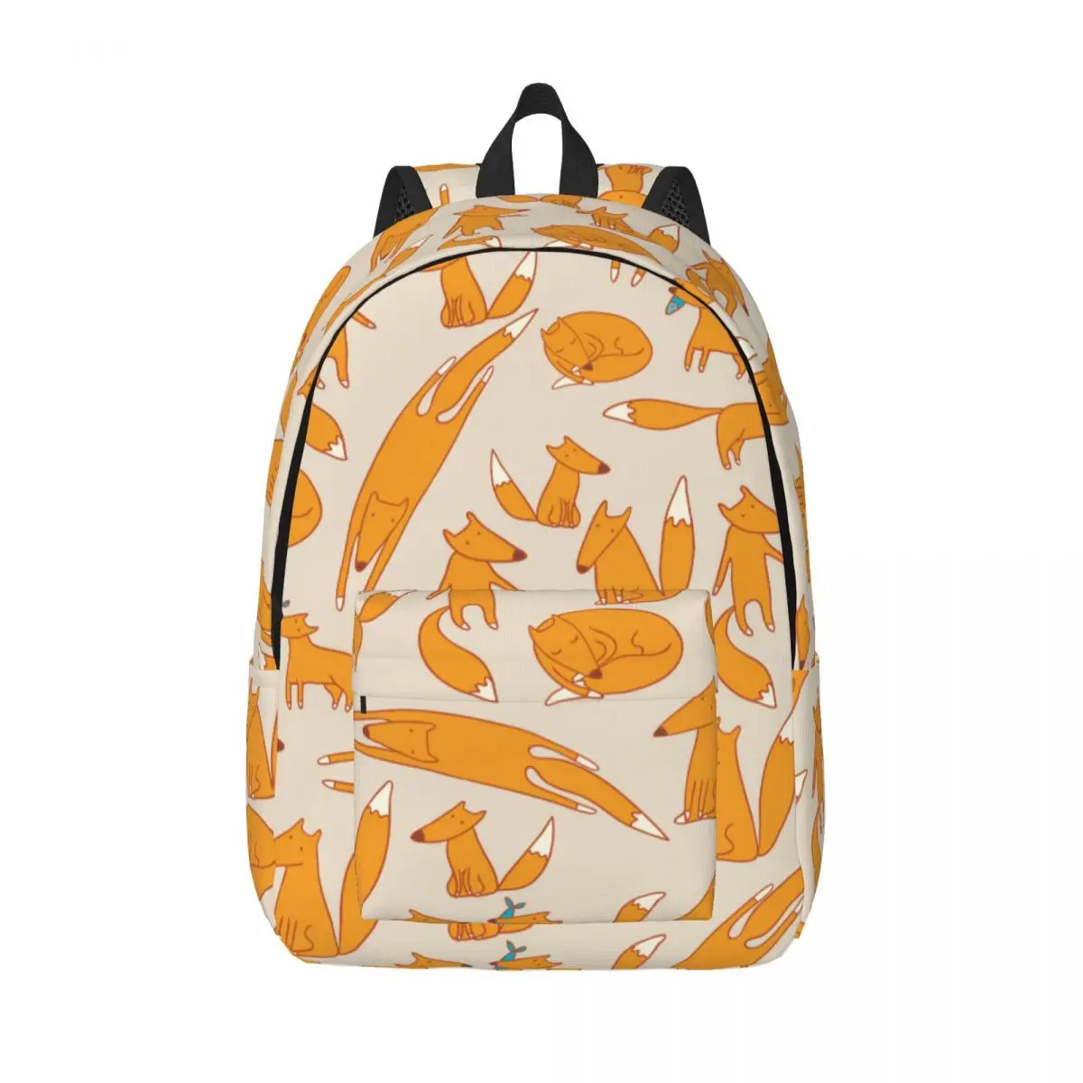 Student Bag Fox Pattern (1) Backpack Parent-child Lightweight Backpack Couple Laptop Bag