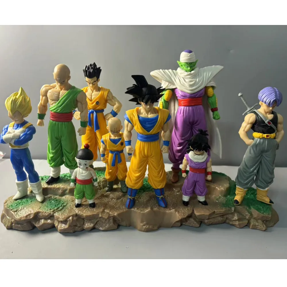 New Dragon Ball Z Warrior First Super Unlimited Goku Gohan Piccolo Trunks Vegeta Eagle Anime Figures Model Toys Christmas Gift