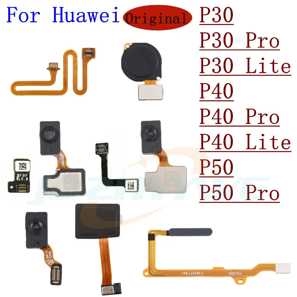 Original Fingerprint Sensor Scanner For Huawei P30 Pro P40 Lite P50 Pro P60 Touch ID Connect Home Button Extension Flex Cable