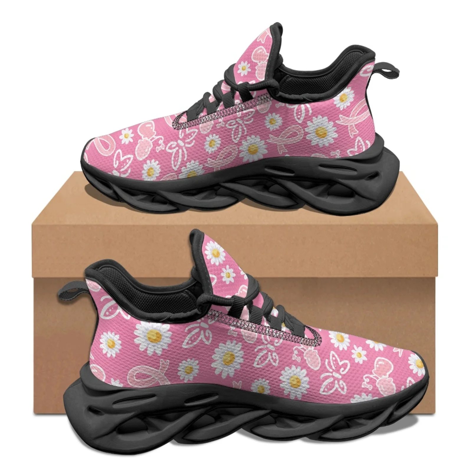 PENSTROLL Flowers Casual Running Shoes for Men Mesh & EVA Mens Running Shoes Mesh Running Shoes