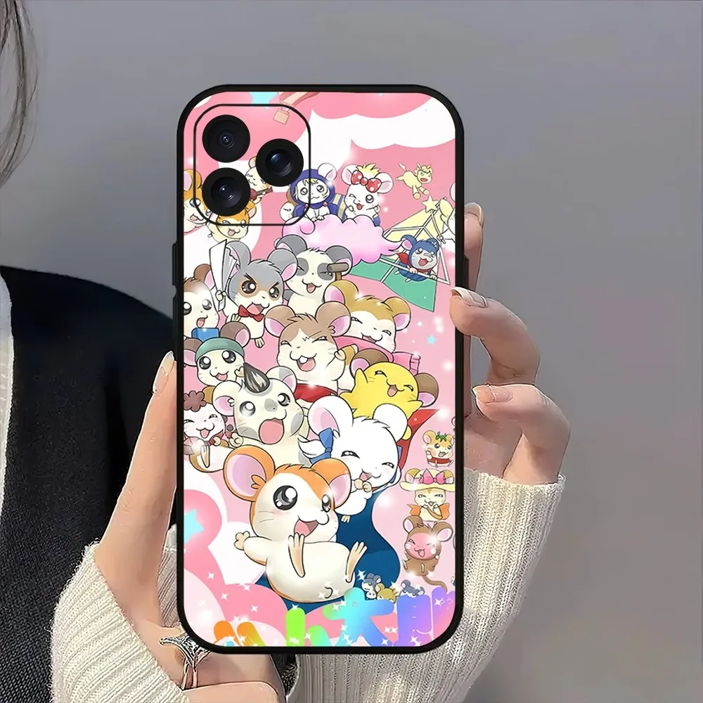 Hamtaro Cute Hamster Kawaii Lovely Phone Case For iPhone 8 14 15 13 12 11 Mini X Xr XS Pro MAX Plus Shell