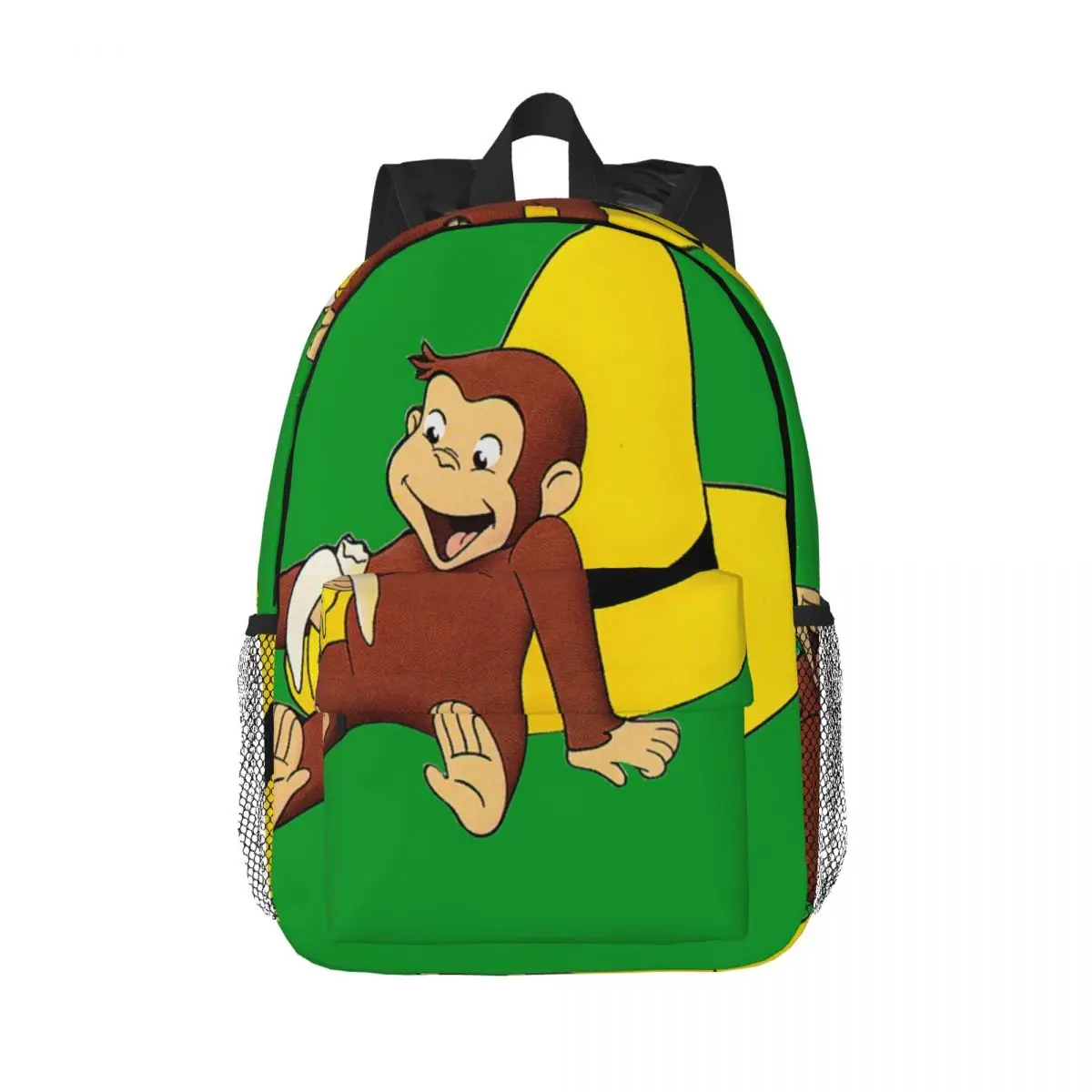 Curious George Backpacks Boys Girls Bookbag Fashion Children School Bags Travel Rucksack Shoulder Bag Large Capacity