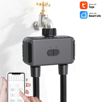 AAAC-Smart 2-Zone Watering Valve With Bluetooth - Garden Irrigation System Controller, Automatic Drip Sprinkler Valve