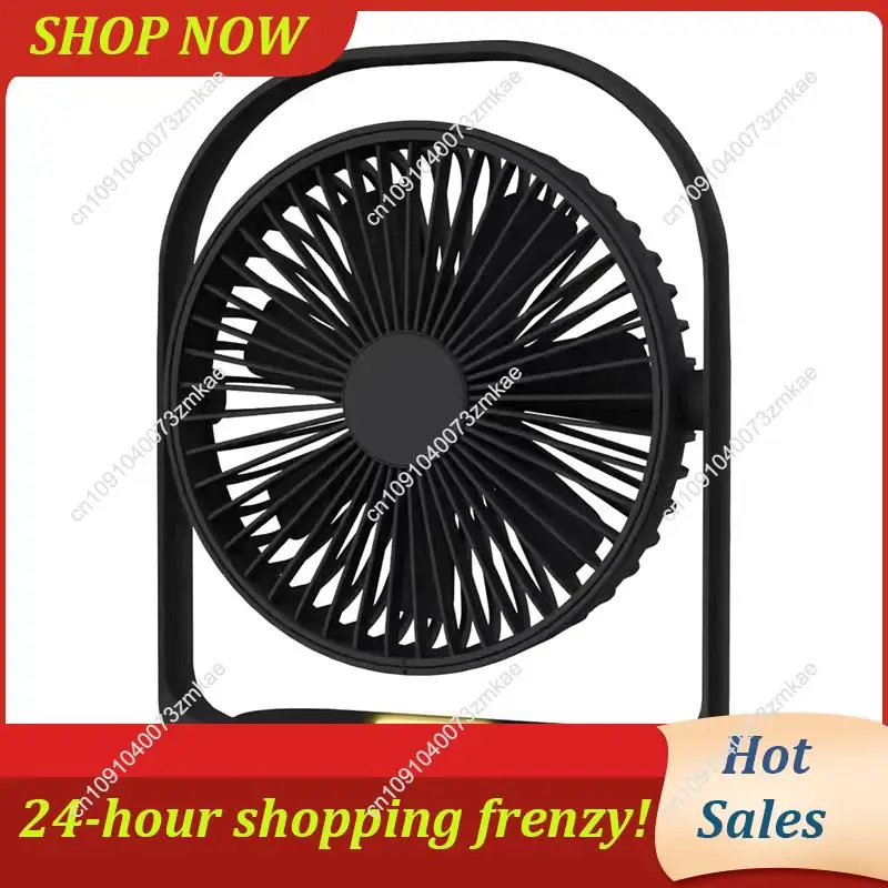 

Ежедневная распродажа, небольшой вентилятор, тихий настольный вентилятор, электрический перезаряжаемый настольный вентилятор для спальни, офиса, черный