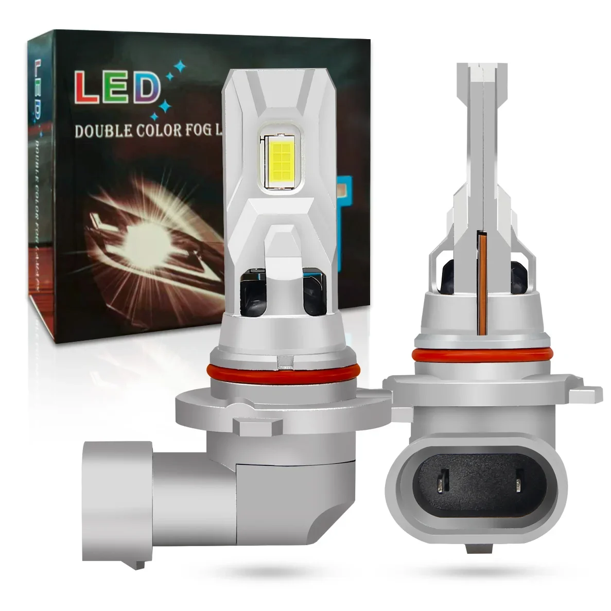 

2Pcs Turbo HB3 9005 LED Headlight Bulb Canbus H8 H9 H11 CSP 12V Car Lamp 80W High Power 6500K Super White 20000LM