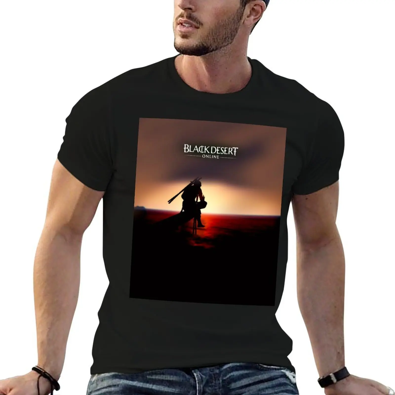 

Black desert online T-Shirt man t shirts cotton man t shirt luxury T-Shirt