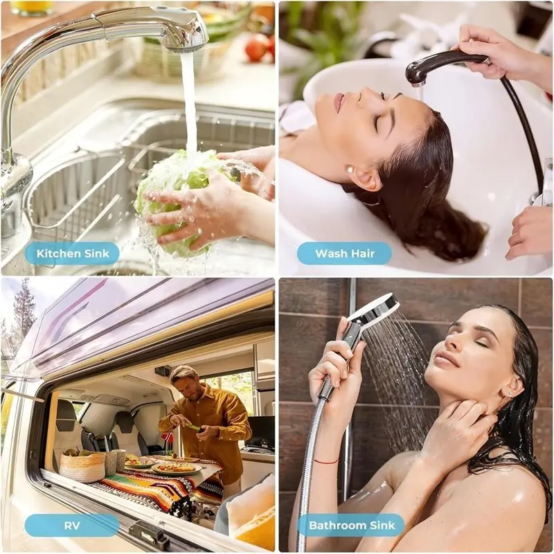 [NEW!A38F】 Portable Small Water Heater Tankless Water Heater Electric With Remote Control Digital Display EU Plug