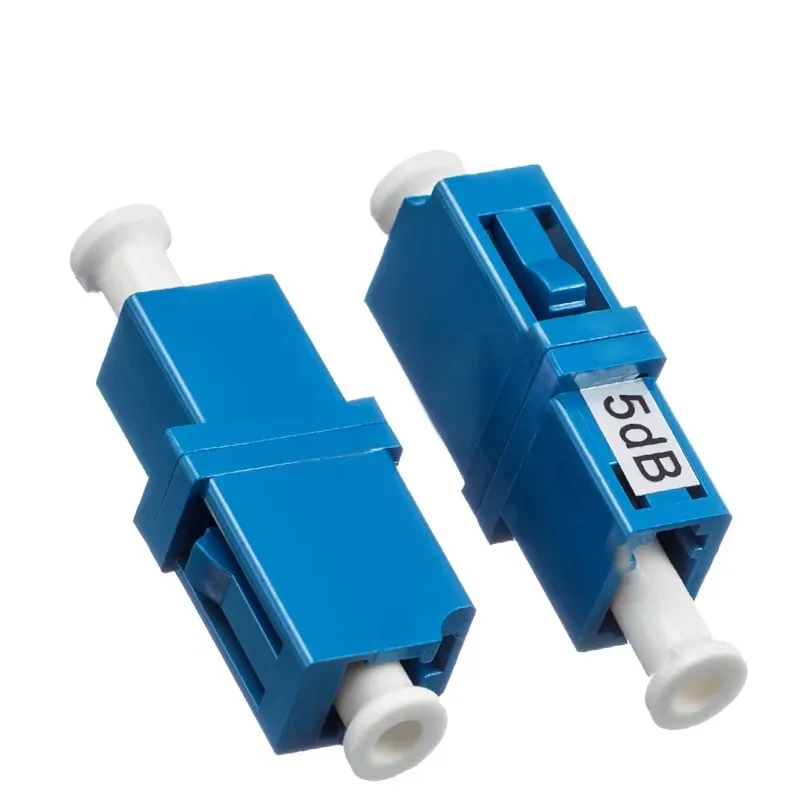 Singlemode Fiber Optical Attenuator 5dB LC/UPC Connector Compatible 4G WiFi 3G Networks FTTH Fiber Optic Equipment 3-Year 1 Port