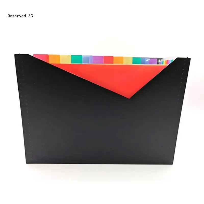 Expanding Multi-layer File Folder Document 13 Pockets Accordion Bag for Documents