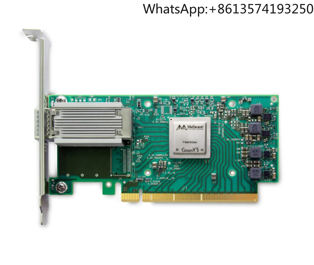 

MCX516A-CDAT ConnectX-5 Ex EN network interface card, 100GbE dual-port QSFP28, PCIe4.0 x16, tall bracket