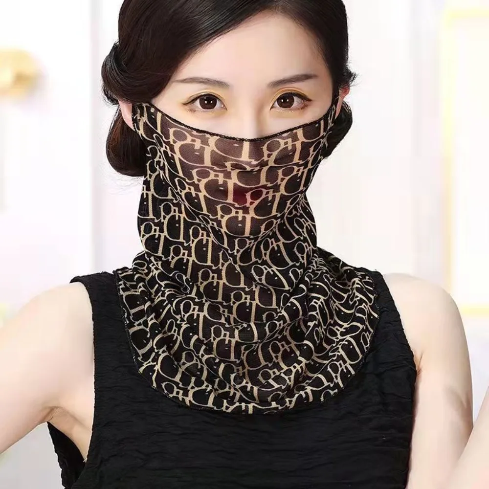 

Hot Sale Multi-purpose Scarves Mask Neck Protection Breathable Scarfs Anti-UV Ear Cord Anti-sun Mask Summer