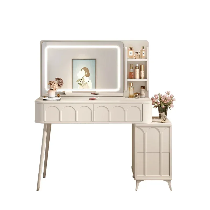 Tocador de cajón nórdico para niñas, tocador de almacenamiento multifuncional para el hogar, decoración de dormitorio, de lujo