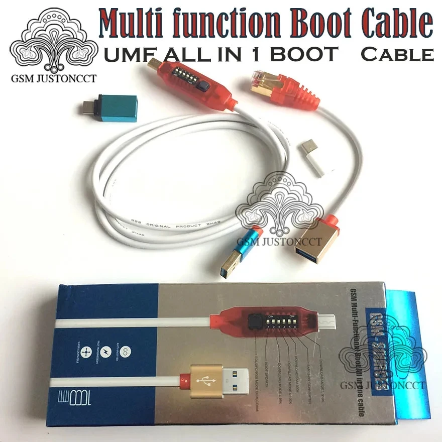 NEW UMF All in One Boot Cable (EASY SWITCHING) Micro USB RJ45 All in One Multifunction Boot Cable Edl Cable