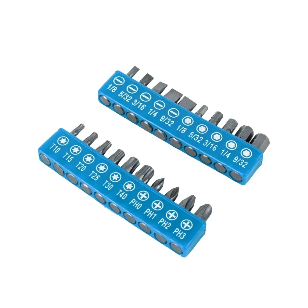 Kit di strumenti campione di alta qualità da 39 pezzi blu per scenari multipli