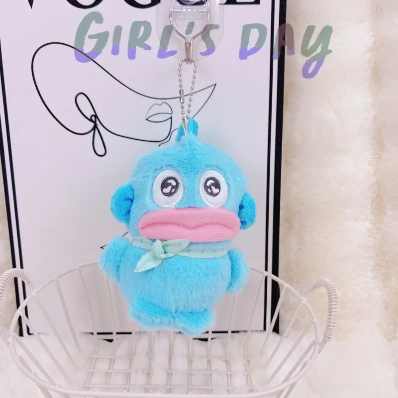 Anime Pingente Chaveiro para Crianças, Brinquedos De Pelúcia Sanrio, Boneca Hangydon, Plushie Chaveiros, Presentes de Aniversário Kawaii, Brinquedo Bonito para Meninas