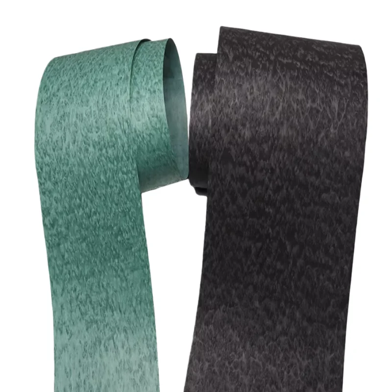 Grün-Schwarz Gefärbtes Vogelaugen-Eukalyptusholz-Furnier für Akzentwand-Dekoration und Künstlerische Projekte Möbelplatten L:11*250cm