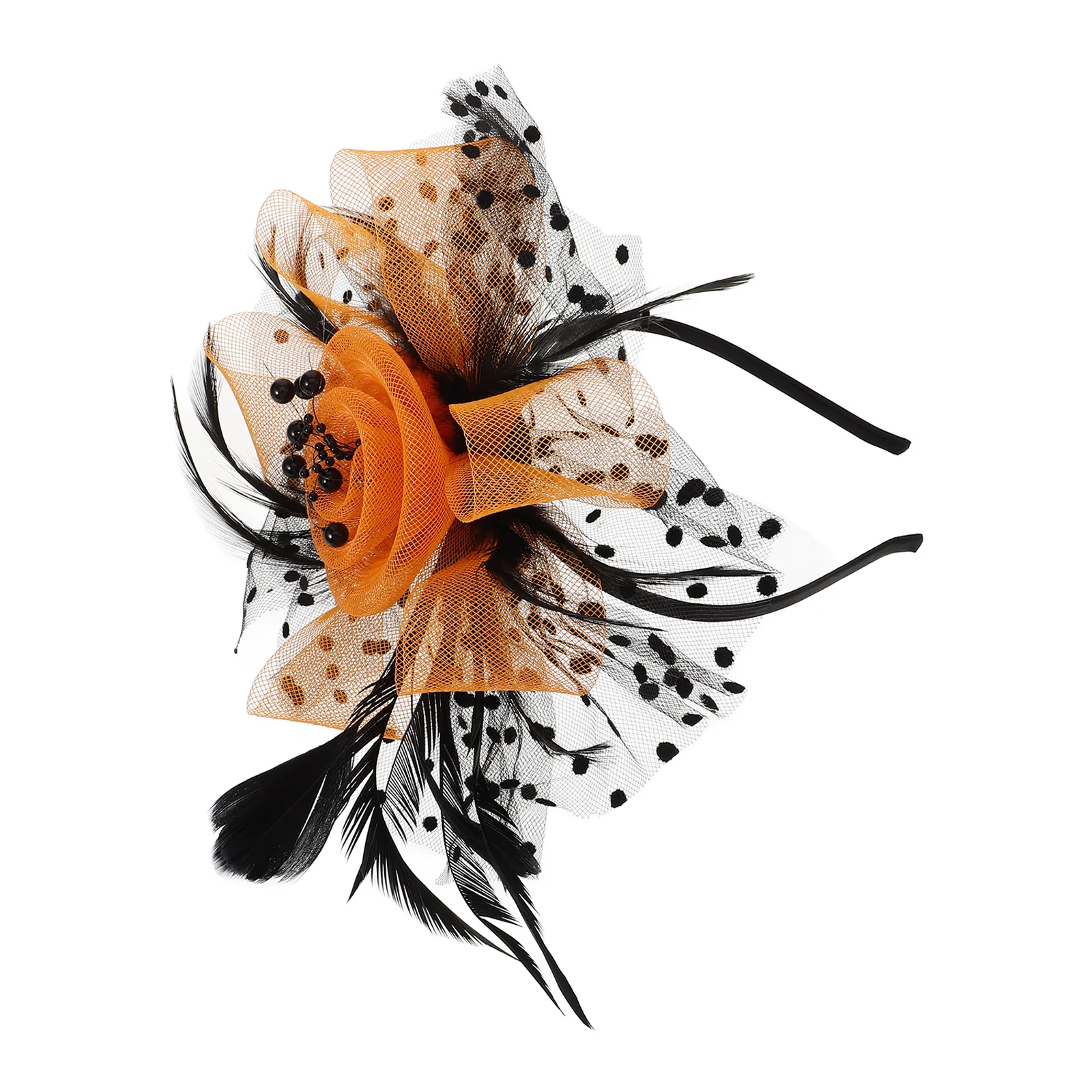 

Hair Clip Fascinator Headband Lightweight Elegant Bridal Wedding Party Accessory Removable Design for Women Banquet Tea