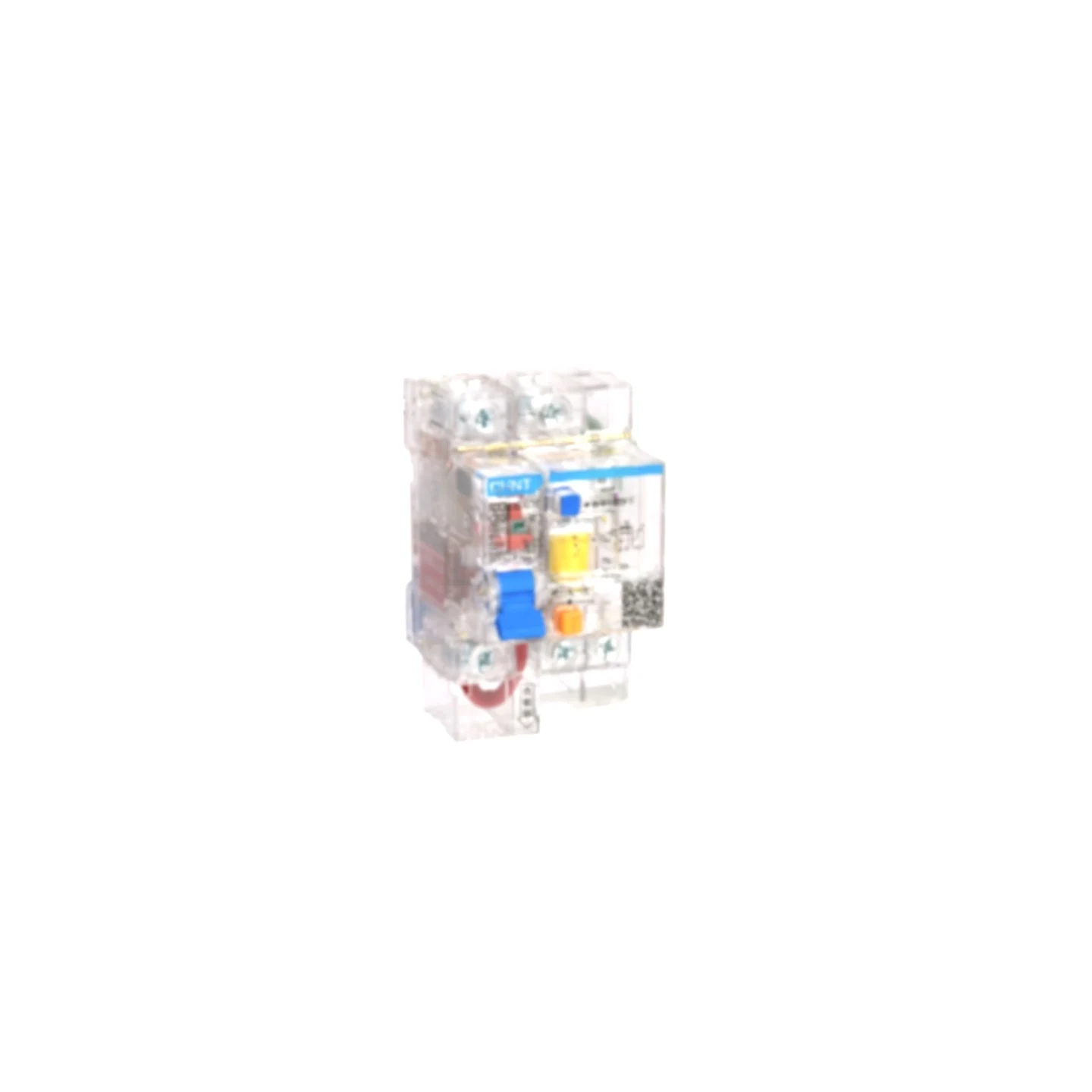Transparent Shell Rcbo Residual Current Circuit Breaker 1P+N 50A C Curve 4.5Ka 30Ma Nxble-63Tdinrailoverloadshortcircuitleakage