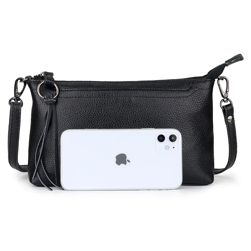 Casual Shoulder Crossbody Bags for Women New Leather Mobile Phone Bag Fashion Clutch Wallet Large Capacity Travel Purses Handbag