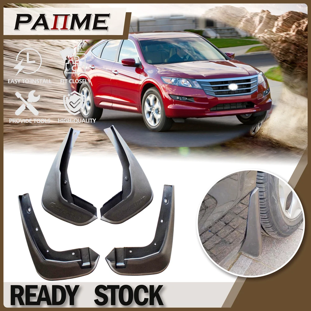 

Car MudFlap Guards For Honda Crosstour 2010 2011 2012 Mud flaps Molded Splash Matte Protection Front Rear Mudguards YC101067