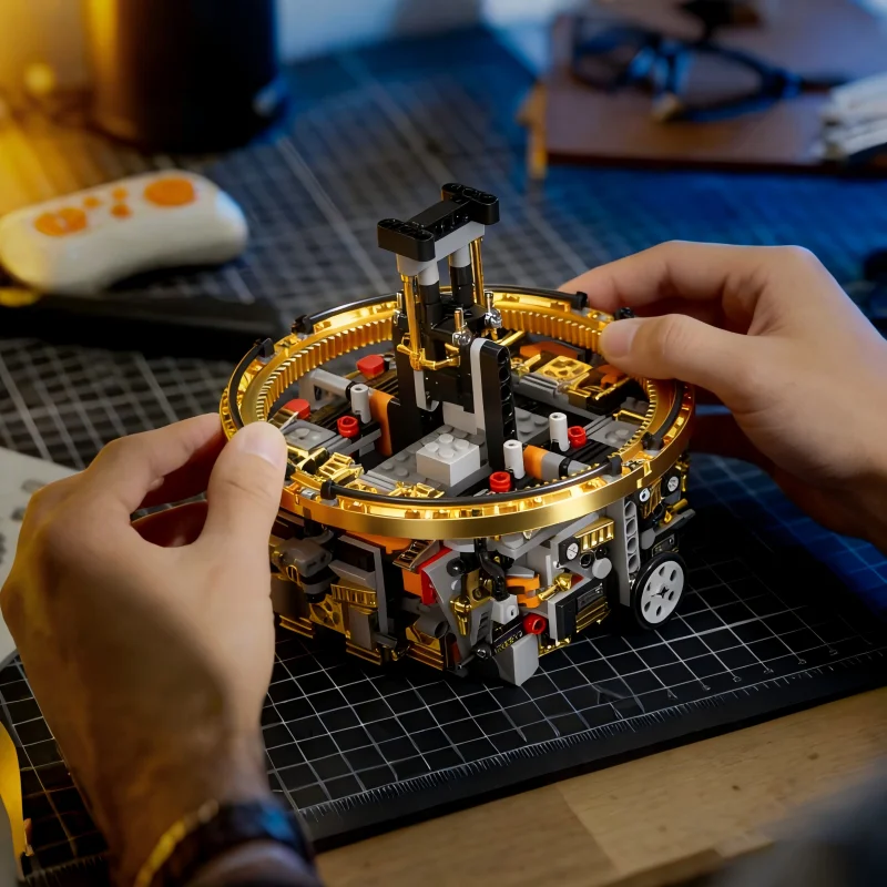 New Programmable Recon Robot Ball Building Blocks Puzzle High-Difficulty Assembly Educational Toy for Boys8+Birthday Gift Puzzle
