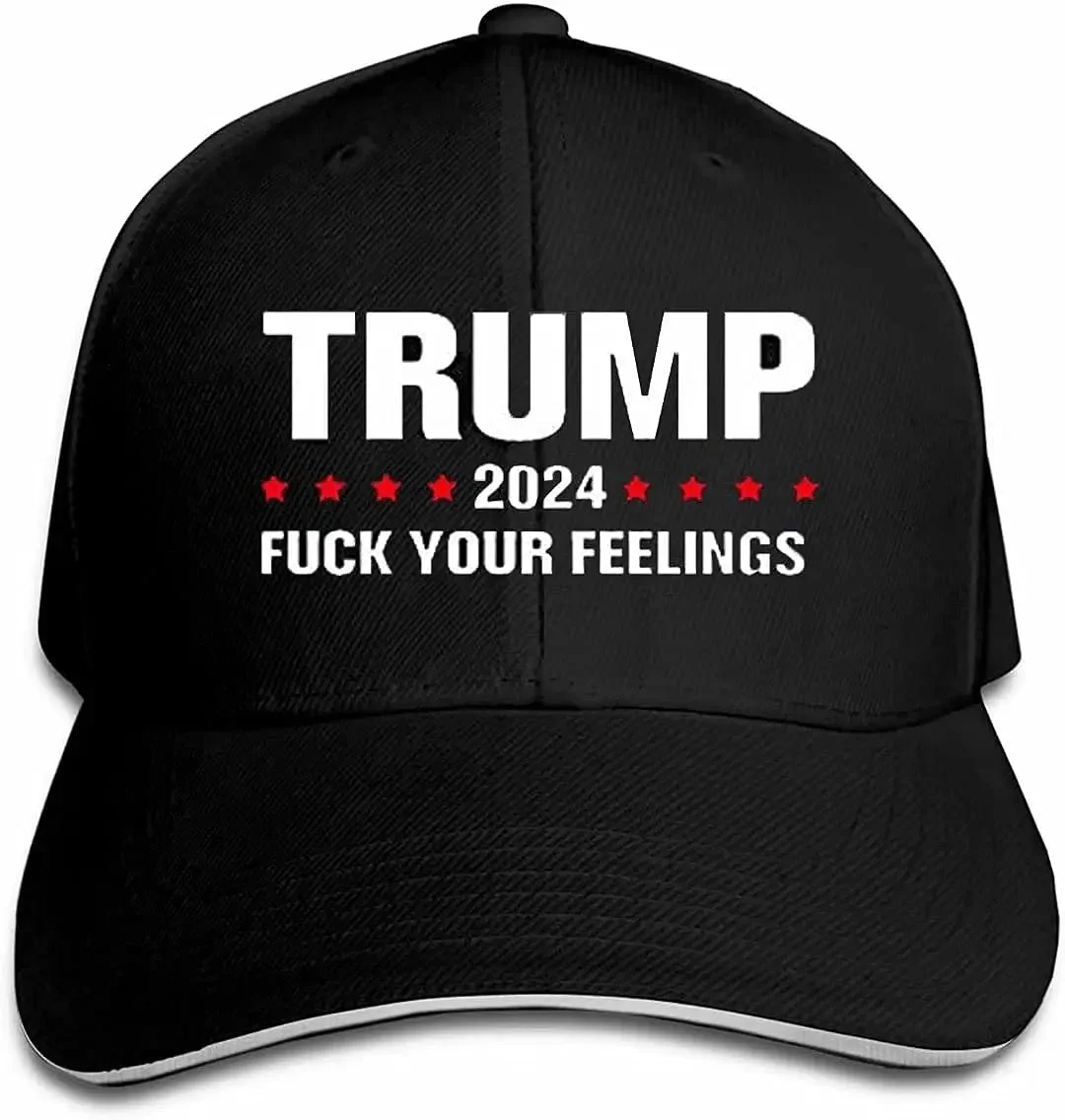 Trump 2024 Hats Adjustable Baseball F Your Feelings MAGA Take Take America Back Cap Unisex