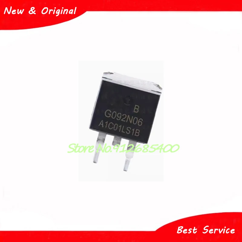 HYG092N06LS1B G092N06 TO-263, 60V, 6 Pipelines, Nouveau et Original, En Stock, Lot de 10 Pièces