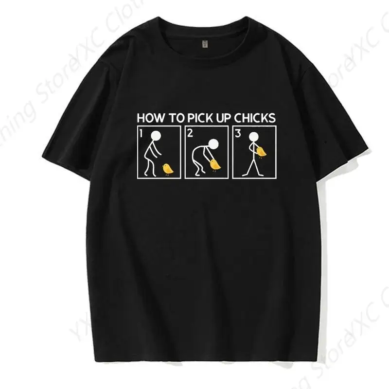 

Cute Pick Chicks 101 Men's T-shirt- Short Sleeve Crew Neck Soft Fitted Tees S - 6XL Fresh Classic Basic Tshirts