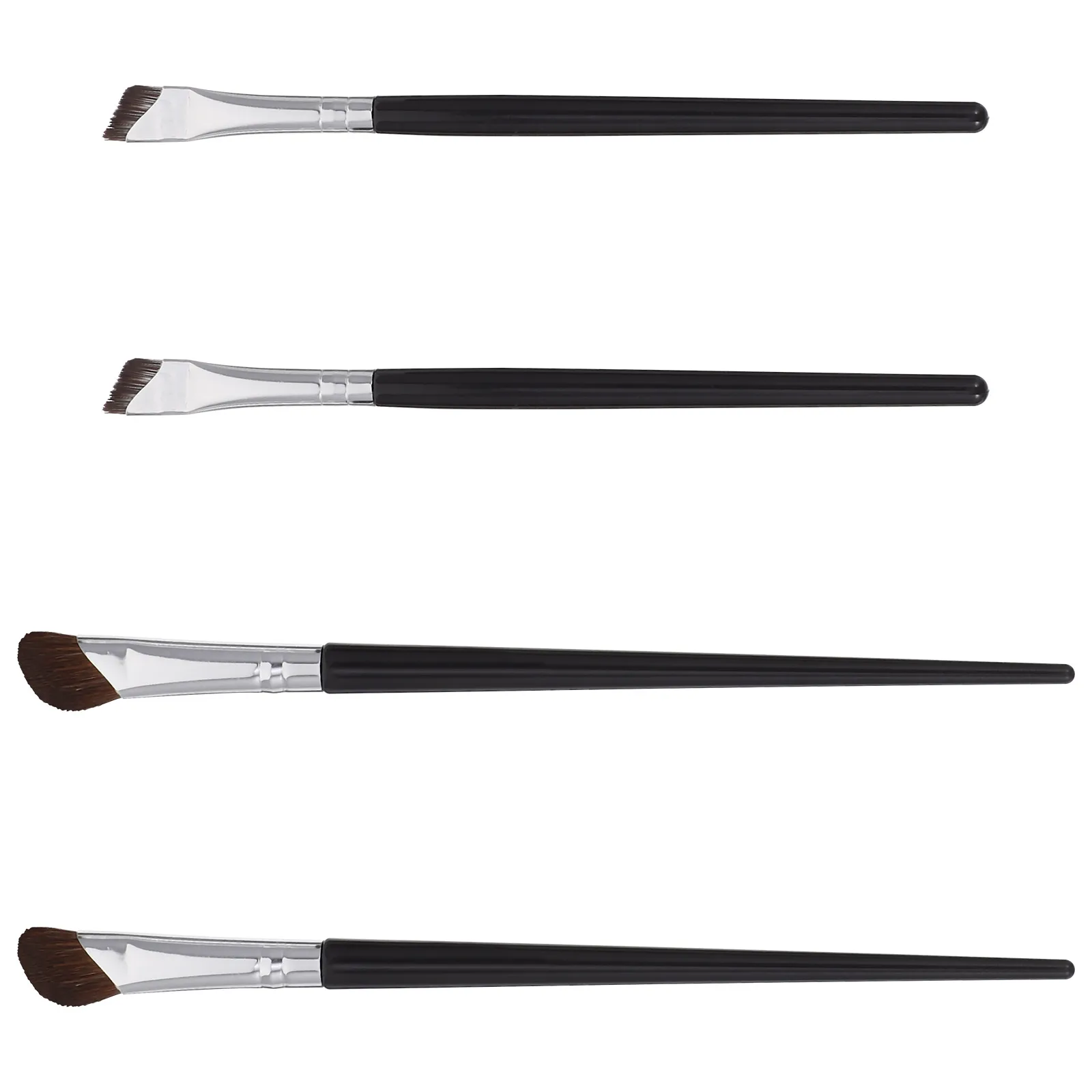 

4Pcs Brush Set Eyebrows Brush Angled Liner Tool for Nose Shadow Concealer Fine Tip Design Eye Makeup Brow for Eyebrows