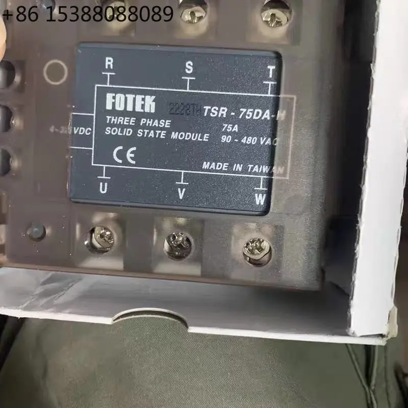 Original  Taiwan's  FOTEK three-phase solid state relay TSR-75AA-H