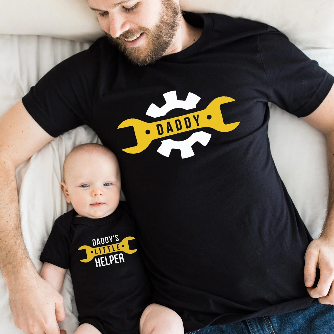 

Baby Boy Clothes Daddy Son Family Look Father's Day Gift for Father Baby Matching Tshirt Father Son Matching Tee