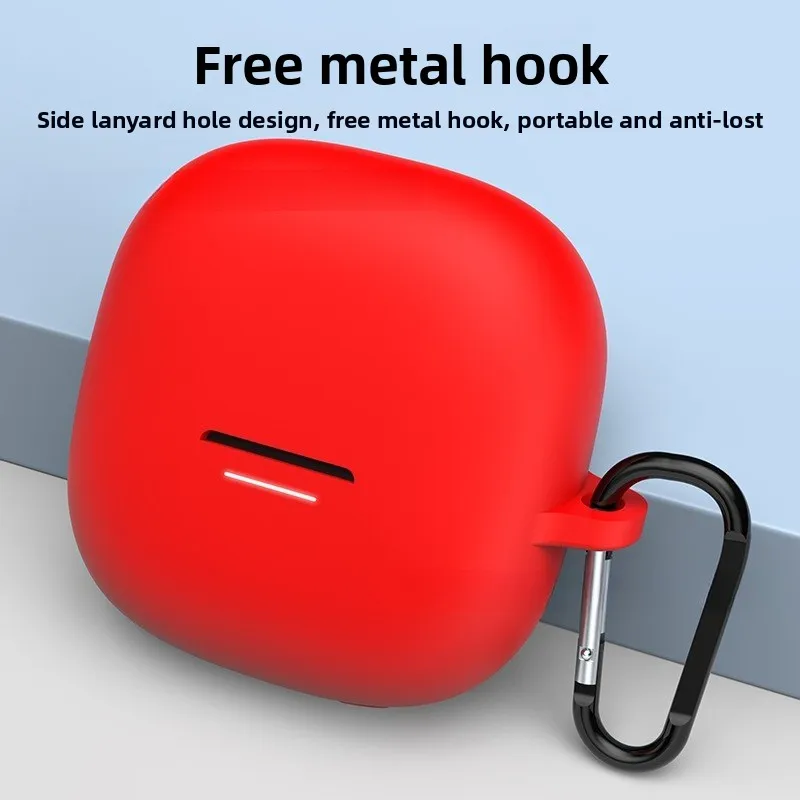 

New Silicone Case， For Redmi Buds 6 Pro E-sports Edition – Anti-Scratch Shockproof With Hook Headphone Accessory