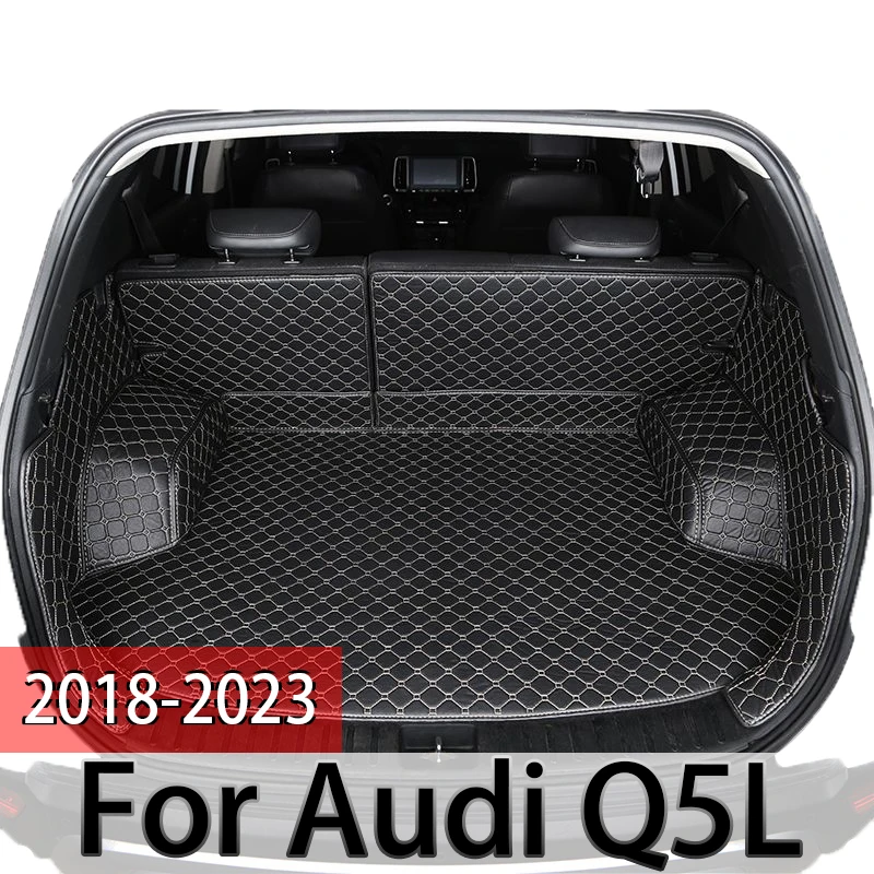 Custom Standard Car Trunk Mats For Audi Q5L 2018-2023 Deep depression on the left side Liner Automobiles Accessories Auto Stylin