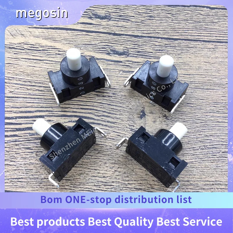 5PCS/LOT Reset self-locking switch Vacuum cleaner power switch KAG-01B button Key switch 2 pin
