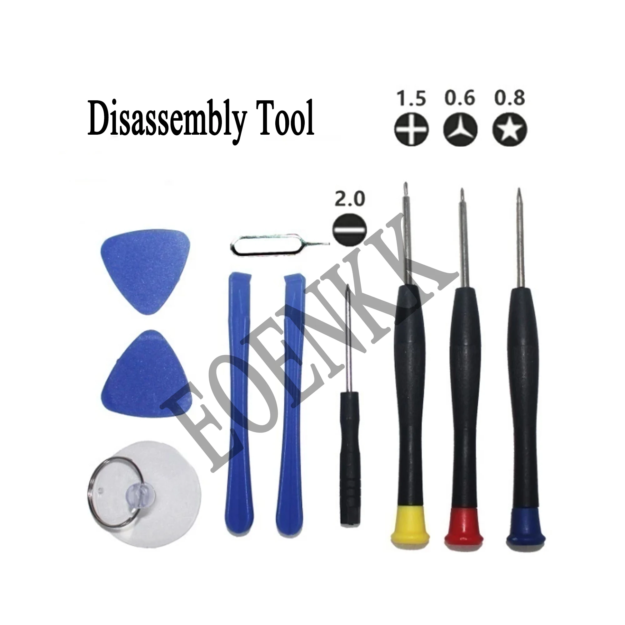 Repair and disassembly tool set Screw knife kit 10 pieces for Apple 4-8p/x/11 and Android simple mobile phone