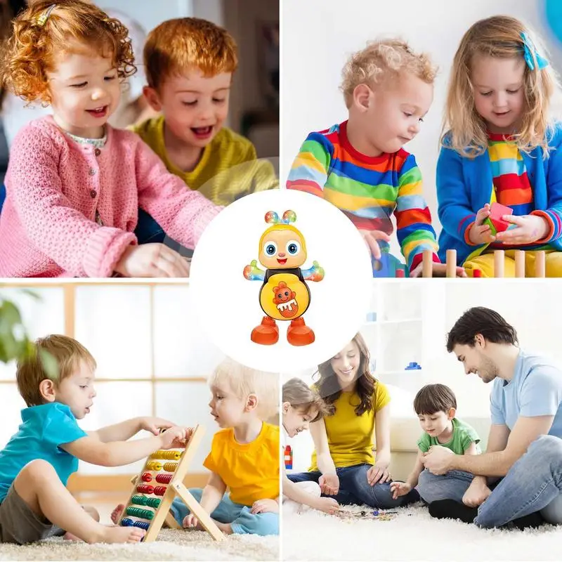 Dancing Bee Toy Electric Toys Musical Toys Electronic Cartoon Bee Preschool Learning Toys Educational Toys Interactive Singing