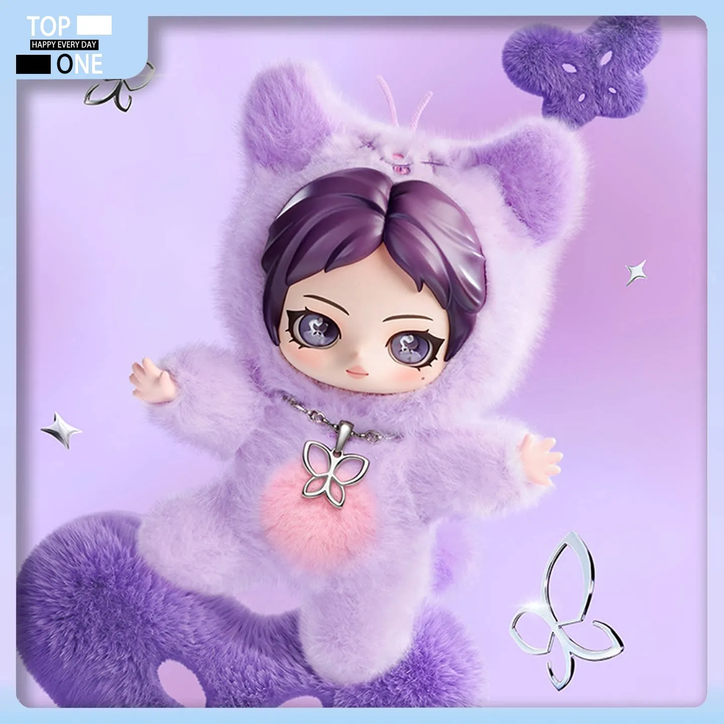 Popmart Original Blind Box Aespa Fluffy Cute Friend Series Mystery