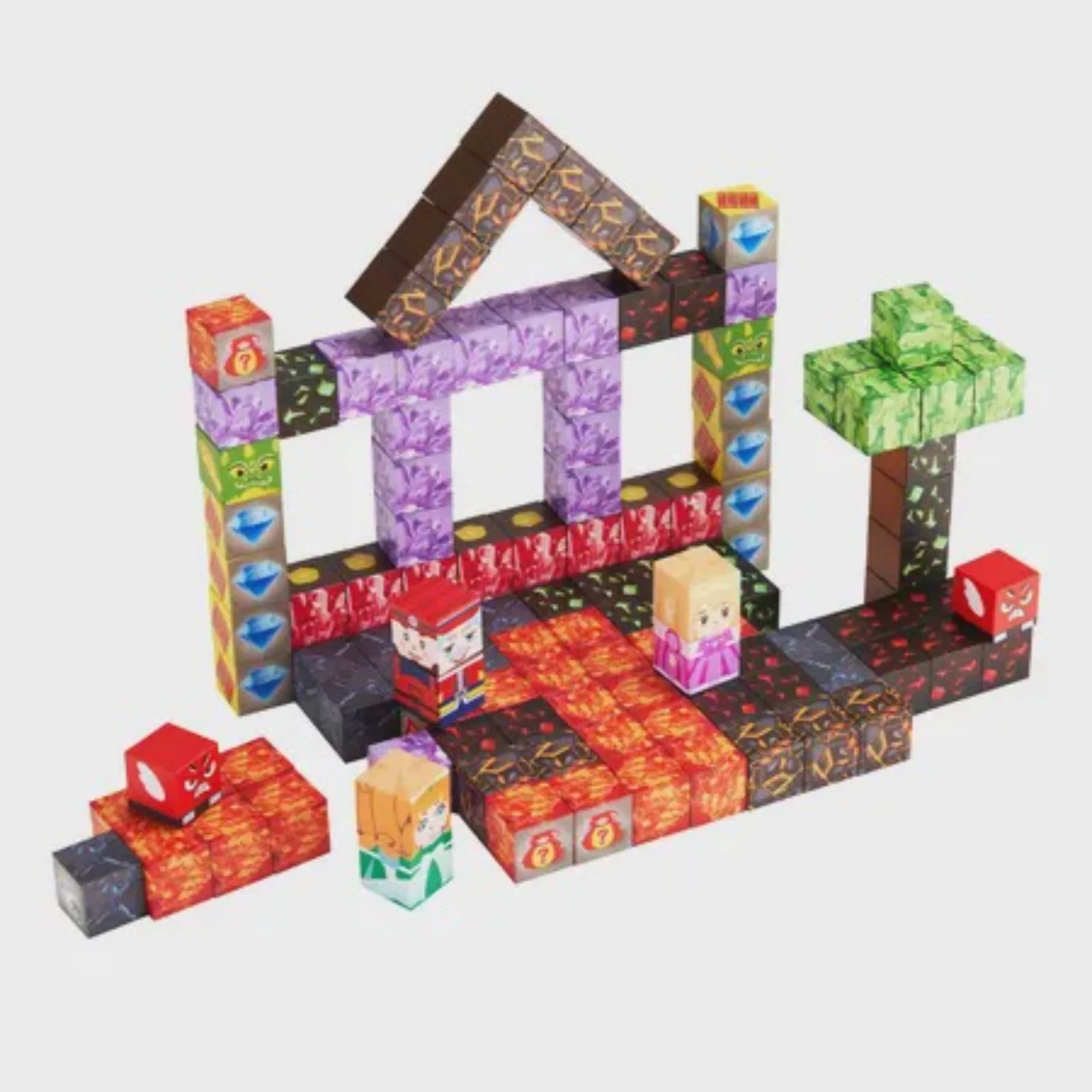 

Magnetic Blocks, 150 PCS Dark Castle Set, Magnetic Building Cubes for Kids, STEM Montessori Sensory Toys for Christmas Birthday Gift, Construction Stacking Toy for 3+ Years Old Boys & Girls