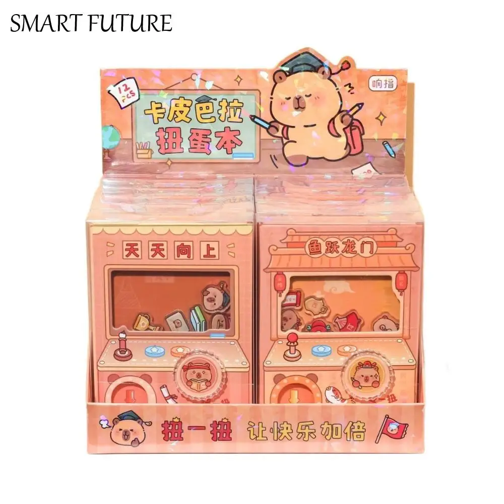 

Interesting Color Inner Page Capybara Notebook Shaking Cute Small Notepad Cartoon Diary Square Writing Pad Kids Gift