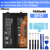 EOTABACC 100% New Original Battery BP47 For Xiaomi Redmi Note 11 Pro Plus/Mi 11i 5G Battery +Tools