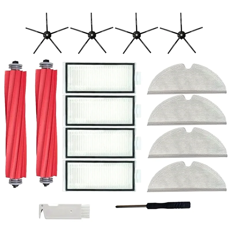 ل Xiaomi Roborock Q7 Max Q7 Max + Q7 Plus T8 Hepa تصفية الجانب الرئيسي فرشاة ممسحة القماش جهاز آلي لتنظيف الأتربة قطع الغيار