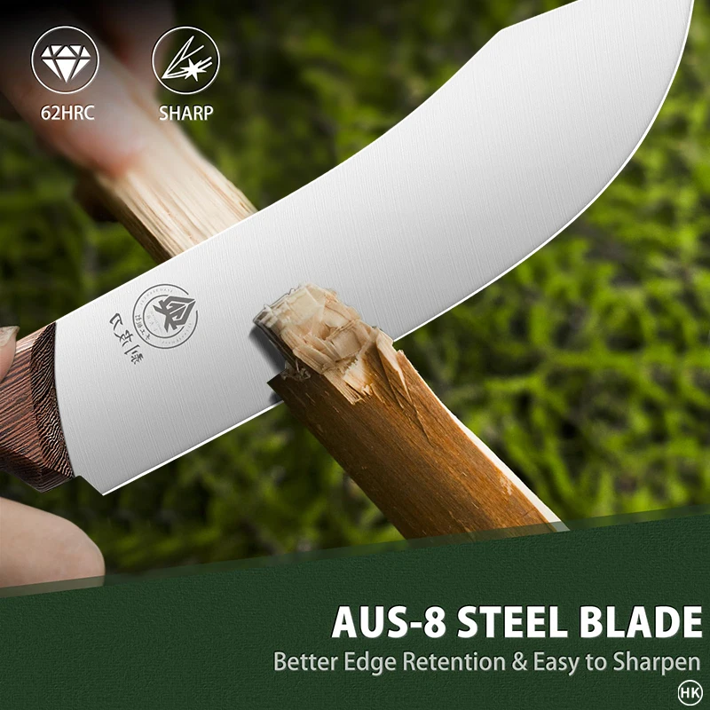 Outdoor multi-purpose knife, sharp high-hardness outdoor knife, portable boning hand knife KR9195