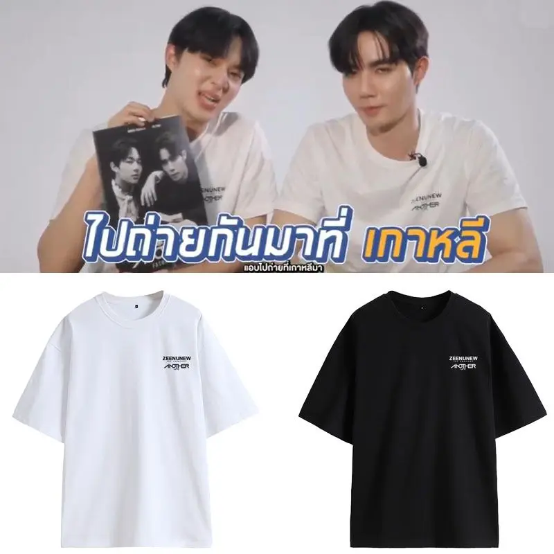 

New Thai drama Cutie Pie CutiePieSeries ZeePruk NuNew ZeeNunew ZeeNew Costume casual loose student short-sleeved t-shirt Gift