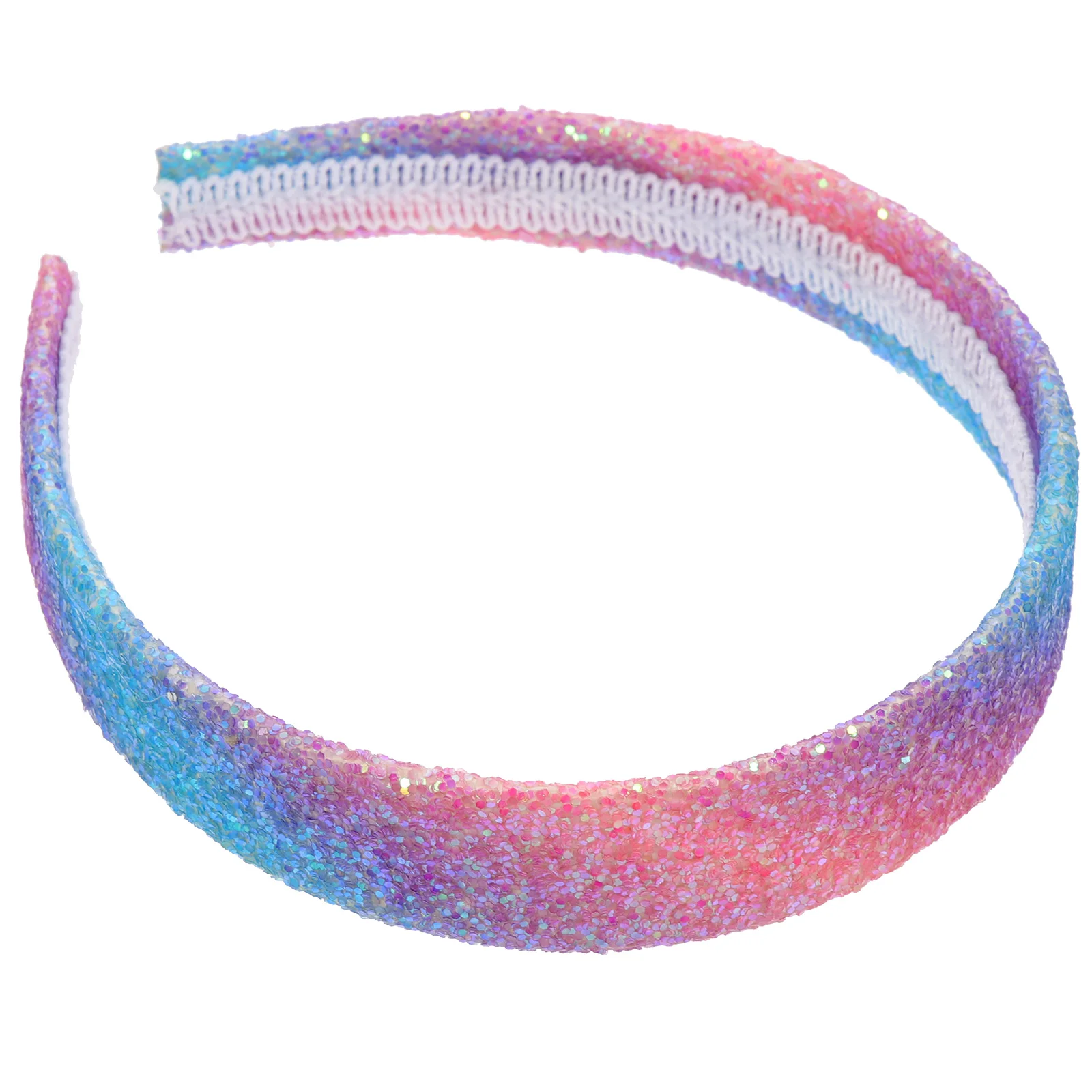

Glitter Rainbow Headbands Girls Candy Color Hairband Sequin Female Sparkly Accessories Makeup Daily Use Hair Decor
