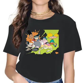 ผู้หญิง Play Joy T เสื้อ Hey Arnold Tuck Tucker ในประเทศตลก100% Cotton เสื้อผ้าตลกแขนสั้นคอรอบคอ tee เสื้อ