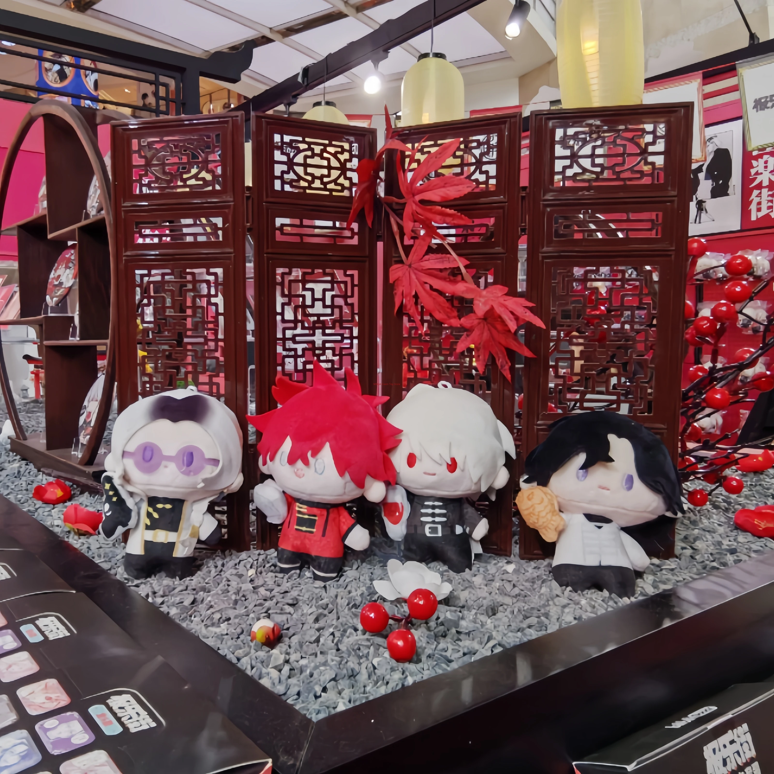 Bilibili Goods Plush Doll Mini Q Series Soft Stuffed Gokurakugai Anime Peripheral Home Decor Collection For Anime Enthusiasts